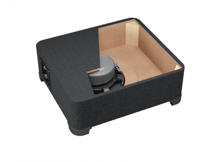 PACHET SUBWOOFER AUDISON APBX 8 DS + AMPLIFICATOR HERTZ D POWER 1 + KIT DE CABLURI COMPLET [4]