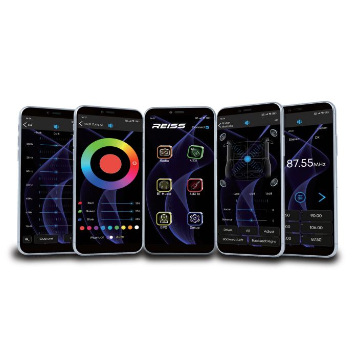 Player auto cu DSP Reiss Audio RS-MX81DSP, 1 DIN, 8 canale DSP, Bluetooth 5.1, USB [3]