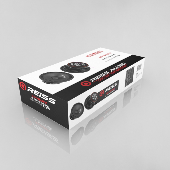 Set difuzoare auto REISS AUDIO RS-M6UFO, 375W, 4 Ohm, 165mm, midrange [3]