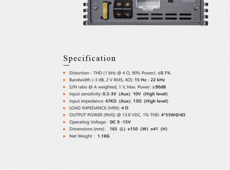 Amplificator MUSWAY M4+ DSP [4]
