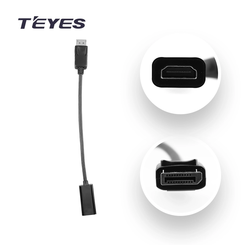 Accesorii - Cablu Adaptor Teyes DP la HDMI, pentru Navigatii Teyes cu Iesire Video Digitala
