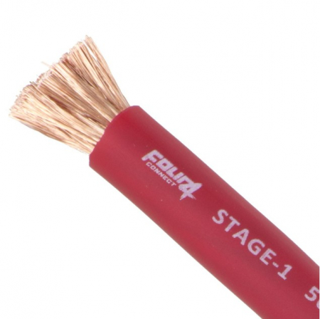 Cablu alimentare Four STAGE1 50mm² roșu [1]