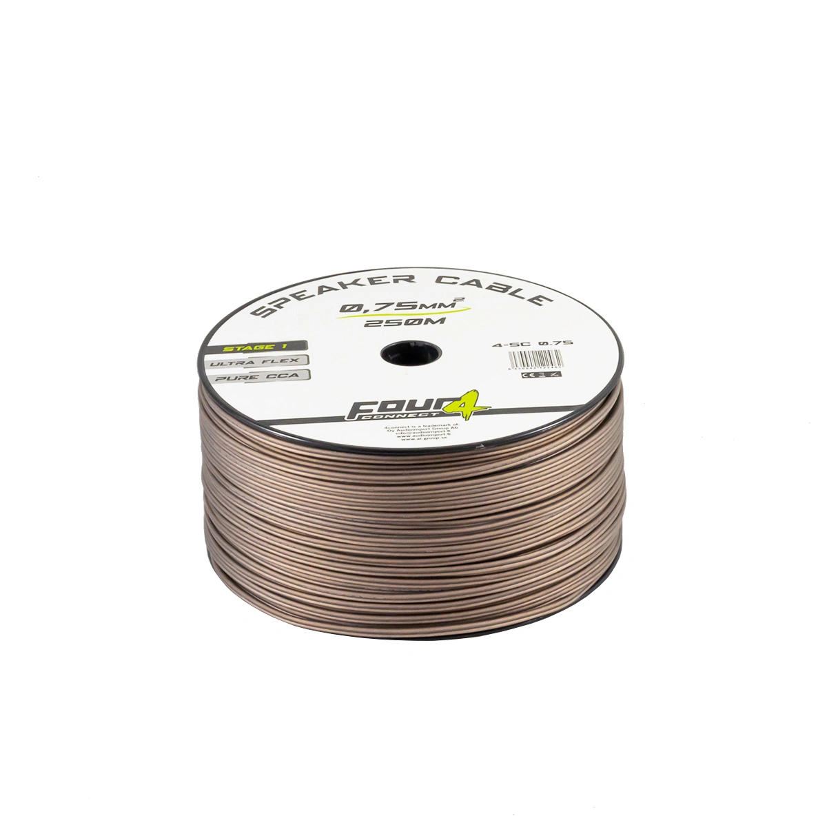 Cablu difuzoare - Cablu boxe Four Connect, 4-SC0.75, Stage 1, 250 M, 0.75 mm, OFCA