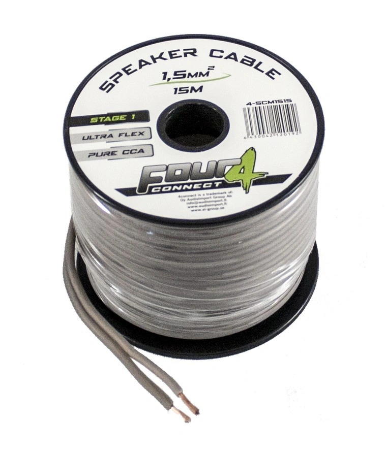 Cablu difuzoare - Cablu boxe Four Connect, 4-SCM1515, Stage 1, 15 M, 1.5 MM2, OFCA
