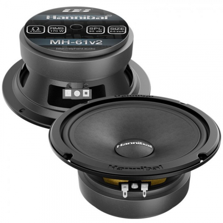 DEAF BONCE - DIFUZOARE AUTO DEAF BONCE HANNIBAL MH 61 V2, SET 2 BUCATI, 165MM, 170W RMS