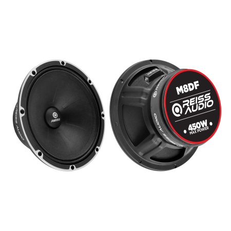 REISS AUDIO - Difuzoare auto midrange Reiss Audio RS-M8DF, 8 inch, 200W RMS, 4 Ohm, 97 dB