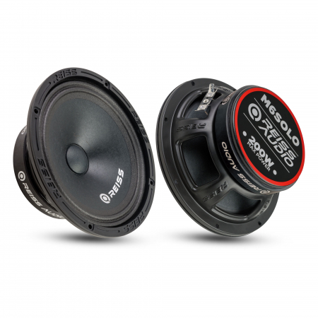 DIFUZOARE AUTO - Difuzoare auto Reiss Audio RS-M6SOLO, midrange, 165 mm, 4 Ohm, 100W RMS