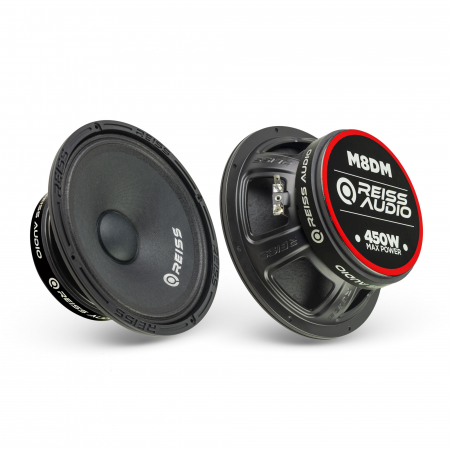 REISS AUDIO - Difuzoare auto Reiss Audio RS-M8DM, midrange, 200 mm, 4 Ohm, 450w max