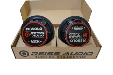DIFUZOARE AUTO - Difuzoare auto REISS AUDIO RS-M8 Solo, midrange, 200 mm, 4 Ohm, 200-250W RMS