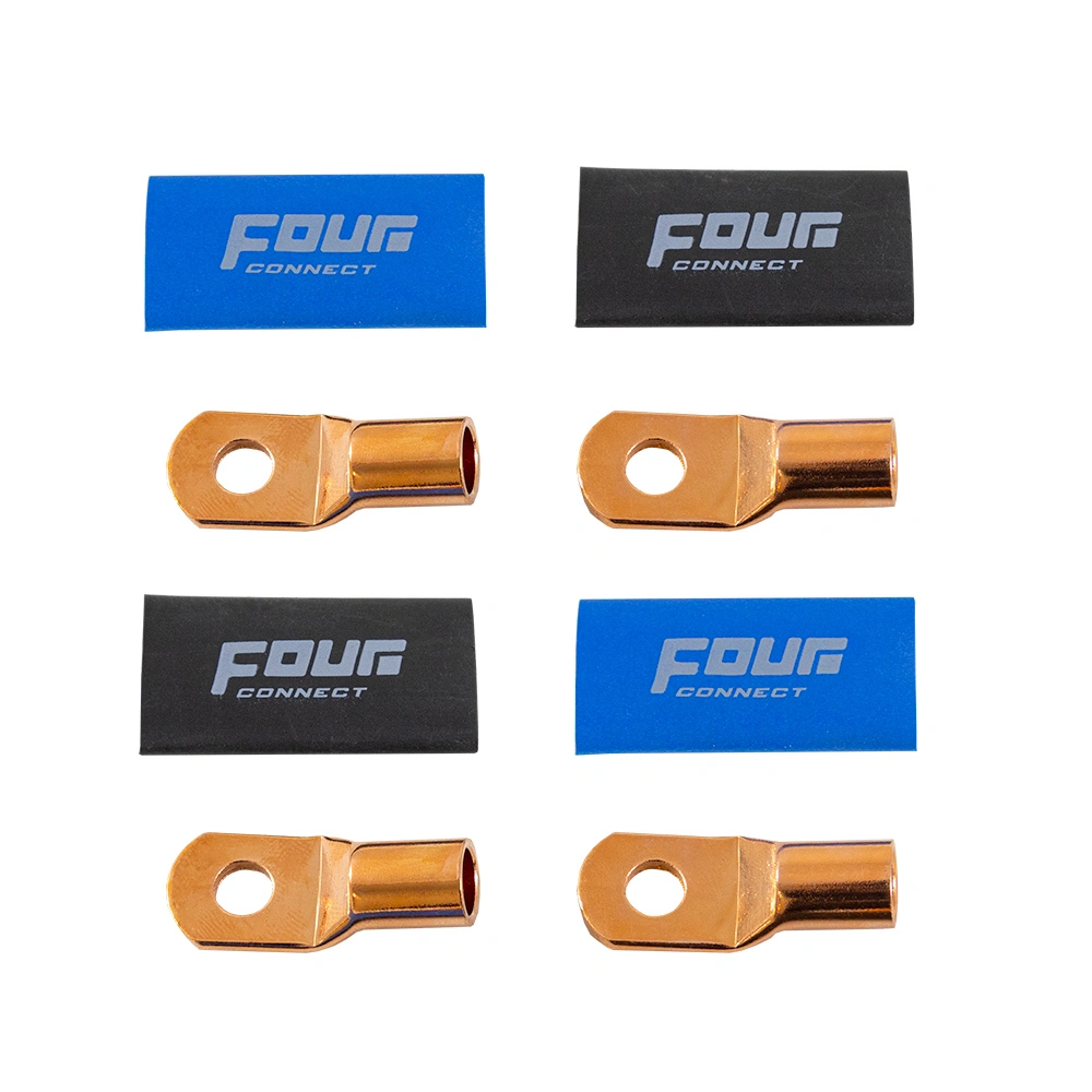 Inele terminale - Inel terminal Four Connect, 4-690383, Stage 3, 35mm2 (2AWG), Set 4 Buc , OFC