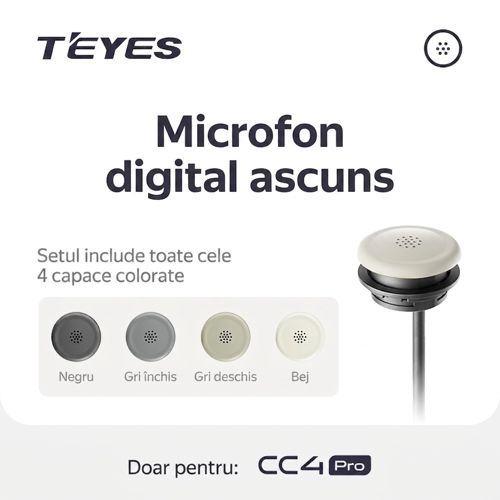 Accesorii Navigatii - Microfon Digital Ascuns Teyes, Compatibil CC4 Pro