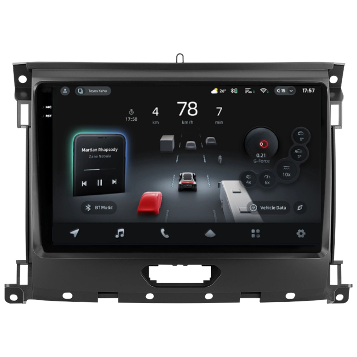 Navigatie Auto cu Asistenta AI Teyes CC4 PRO Ford Ranger P703 2015-2022 8+128GB 9.5" QLED, Android 13, 5G, 7.1 DSP, CarPlay [1]