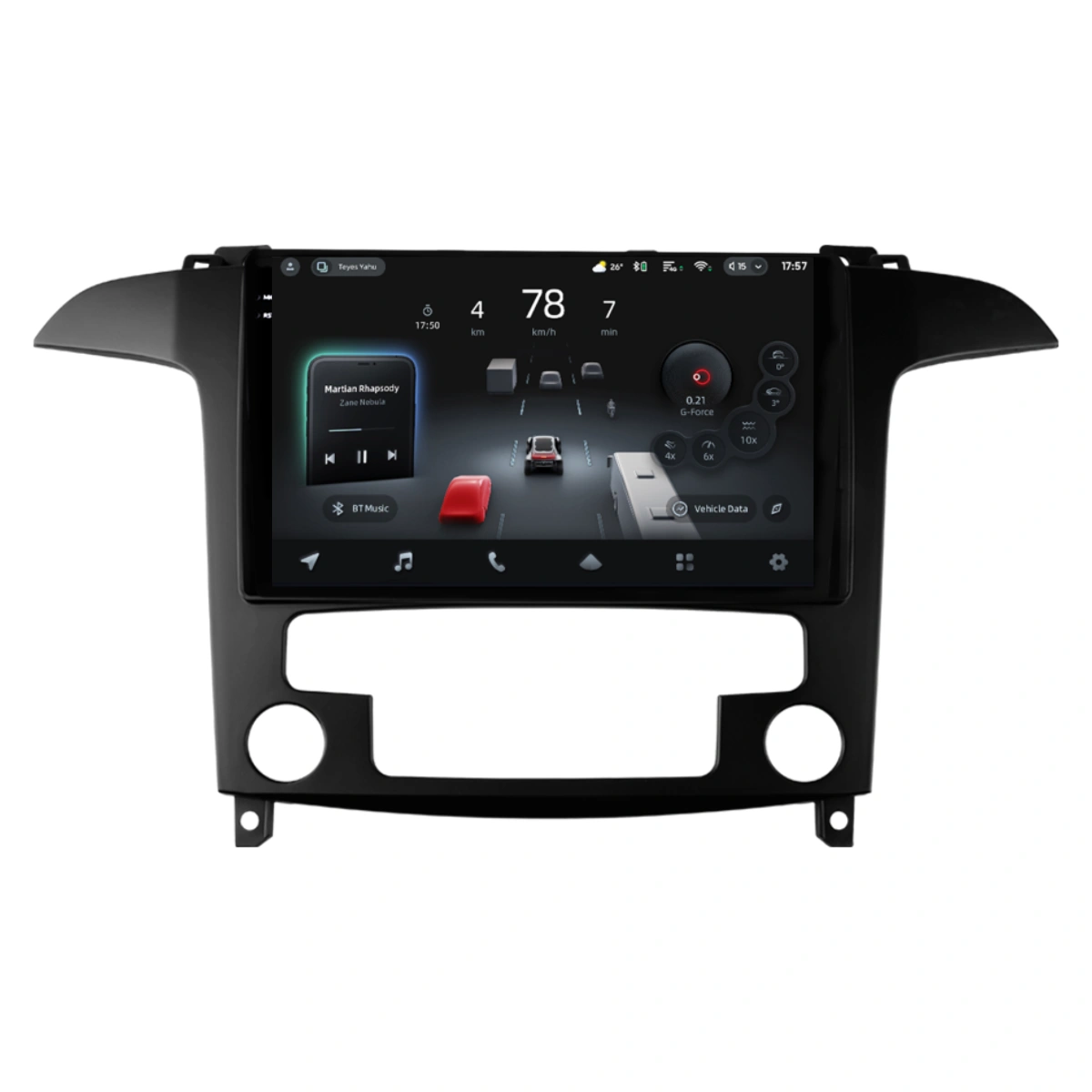 NAVIGATII FORD - Navigatie Auto cu Asistenta AI Teyes CC4 PRO Ford S-MAX 2006-2015 8+128GB 9.5" QLED, Android 13, 5G, 7.1 DSP, CarPlay