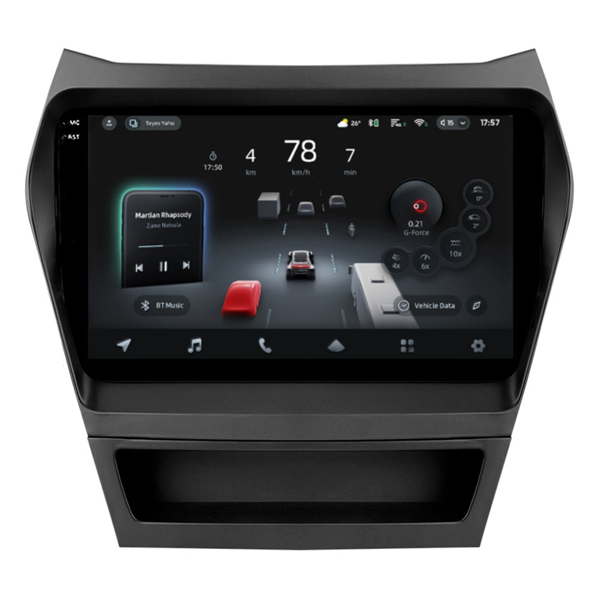 Import - Navigatie Auto cu Asistenta AI Teyes CC4 PRO Hyundai Santa Fe 3 2013-2018 8+128GB 9.5" QLED, Android 13, 5G, 7.1 DSP, CarPlay