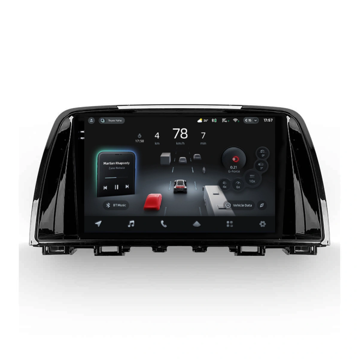 NAVIGATII MAZDA - Navigatie Auto cu Asistenta AI Teyes CC4 PRO Mazda 6 2012-2017 8+128GB 9.5" QLED, Android 13, 5G, 7.1 DSP, CarPlay