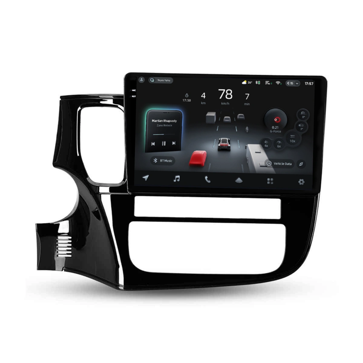 NAVIGATII MITSUBISHI - Navigatie Auto cu Asistenta AI Teyes CC4 PRO Mitsubishi Outlander 3 2013-2018 8+128GB 10.36" QLED, Android 13, 5G, 7.1 DSP, CarPlay