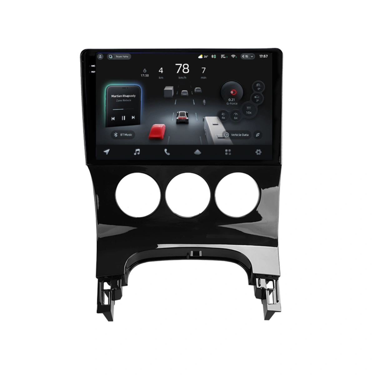 NAVIGATII PEUGEOT - Navigatie Auto cu Asistenta AI Teyes CC4 PRO Peugeot 3008 2009-2016 8+128GB 9.5" QLED, Android 13, 5G, 7.1 DSP, CarPlay