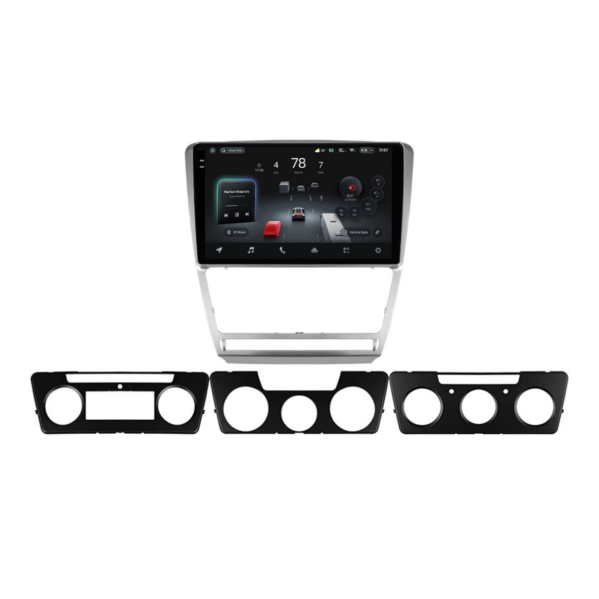 NAVIGATII SKODA - Navigatie Auto cu Asistenta AI Teyes CC4 PRO Skoda Octavia 2 2004-2013 8+128GB 10.36" QLED, Android 13, 5G, 7.1 DSP, CarPlay