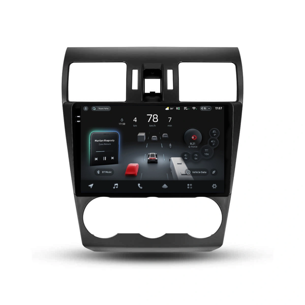 NAVIGATII SUBARU - Navigatie Auto cu Asistenta AI Teyes CC4 PRO Subaru Forester 4 2012-2018 8+128GB 9.5" QLED, Android 13, 5G, 7.1 DSP, CarPlay