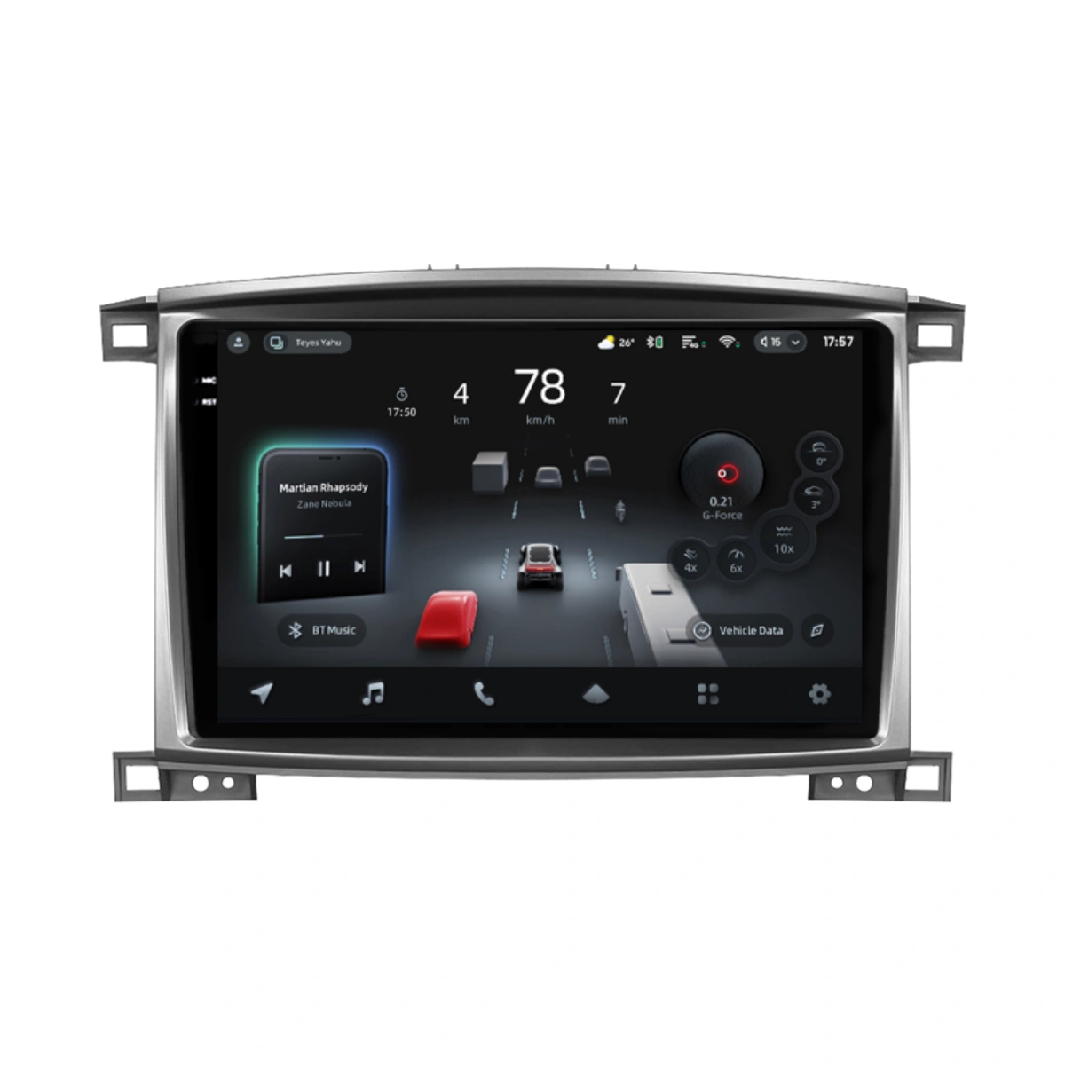 Soundhouse - Navigatie Auto cu Asistenta AI Teyes CC4 PRO Toyota Land Cruiser LC J100 2002-2007 8+128GB 10.36" QLED, Android 13, 5G, 7.1 DSP, CarPlay