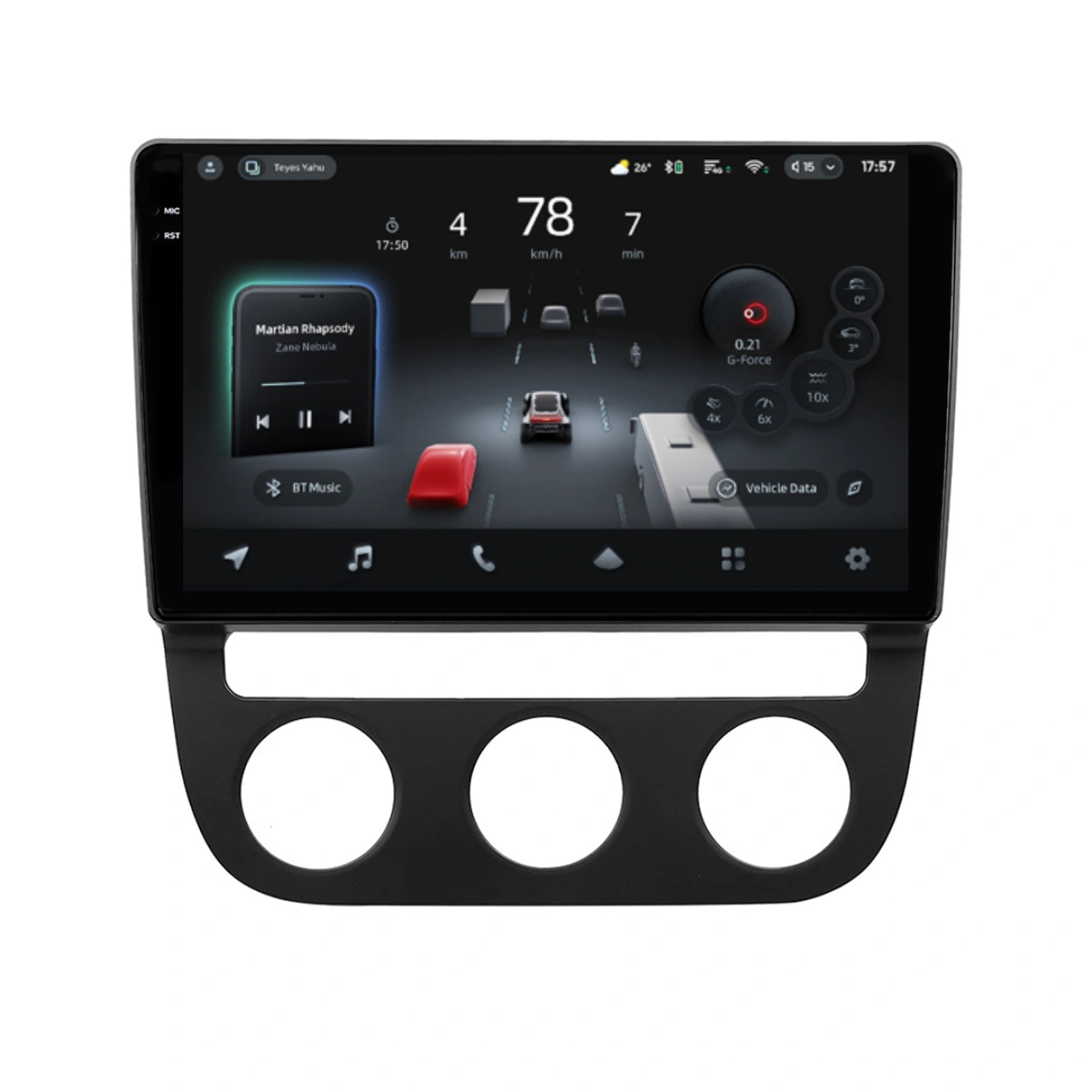 NAVIGATII VOLKSWAGEN - Navigatie Auto cu Asistenta AI Teyes CC4 PRO Volkswagen Golf 5 2005-2010 8+128GB 10.36" QLED, Android 13, 5G, 7.1 DSP, CarPlay