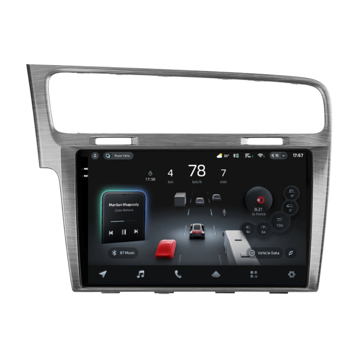 NAVIGATII VOLKSWAGEN - Navigatie Auto cu Asistenta AI Teyes CC4 PRO Volkswagen Golf 7 2012-2020 8+128GB 10.36" QLED, Android 13, 5G, 7.1 DSP, CarPlay