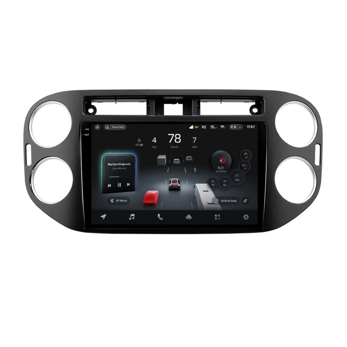 NAVIGATII VOLKSWAGEN - Navigatie Auto cu Asistenta AI Teyes CC4 PRO Volkswagen Tiguan 1 2006-2016 8+128GB 9.5" QLED, Android 13, 5G, 7.1 DSP, CarPlay