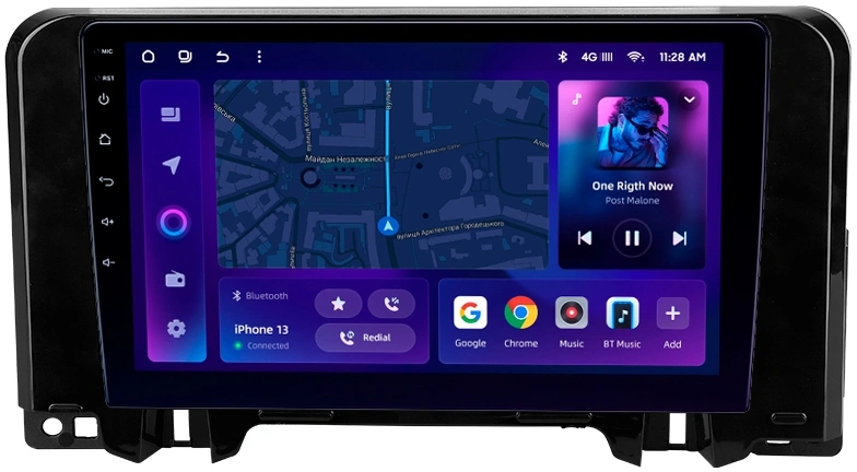 Navigatii Auto - Navigatie Auto MOSS M2 Citroen C3 CC21 2022-2023 4+64GB 10" IPS Octa-core 1.6Ghz, Android 4G Bluetooth 5.1 DSP