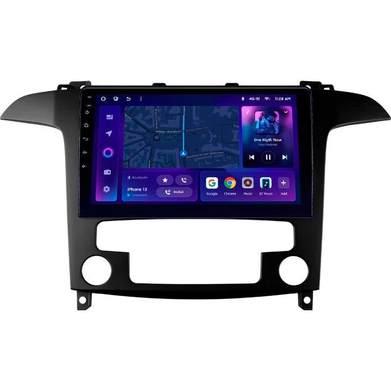 NAVIGATII FORD - Navigatie Auto MOSS M2 Ford S-MAX 2006-2015 4+64GB 9" IPS Octa-core 1.6Ghz, Android 4G Bluetooth 5.1 DSP