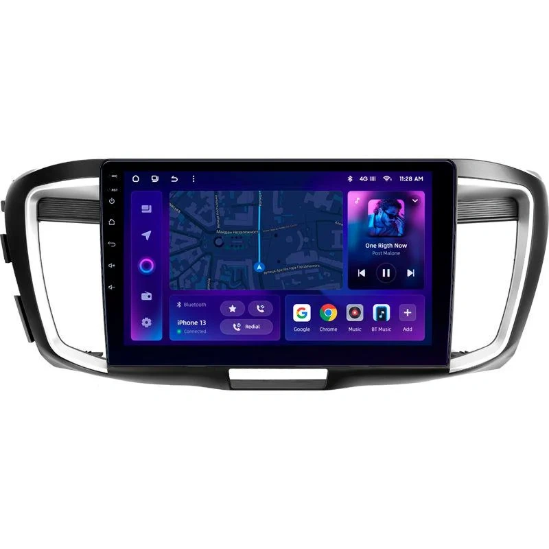 Navigatii Auto - Navigatie Auto MOSS M2 Honda Accord 9 2012-2018 4+64GB 10" IPS Octa-core 1.6Ghz, Android 4G Bluetooth 5.1 DSP