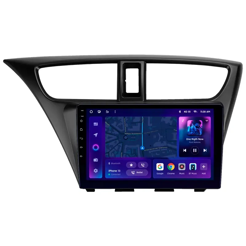 Navigatii Auto - Navigatie Auto MOSS M2 Honda Civic 9 2011-2017 4+32GB 9" IPS Octa-core 1.6Ghz, Android 4G Bluetooth 5.1 DSP
