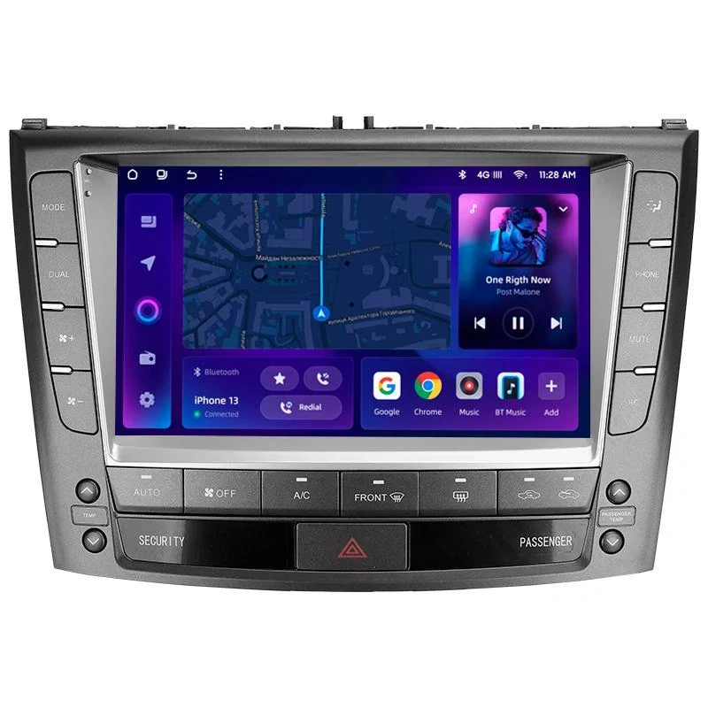 NAVIGATII LEXUS - Navigatie Auto MOSS M2 Lexus IS 2005-2013 4+64GB 9" IPS Octa-core 1.6Ghz, Android 4G Bluetooth 5.1 DSP