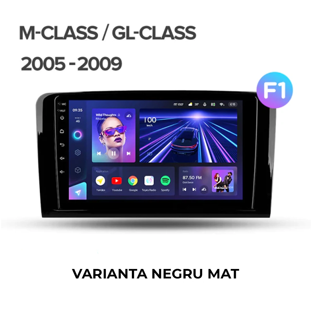 Navigatie Auto MOSS M2 Mercedes-Benz GL X164 2006-2009 4+64GB 9" IPS Octa-core 1.6Ghz, Android 4G Bluetooth 5.1 DSP [6]