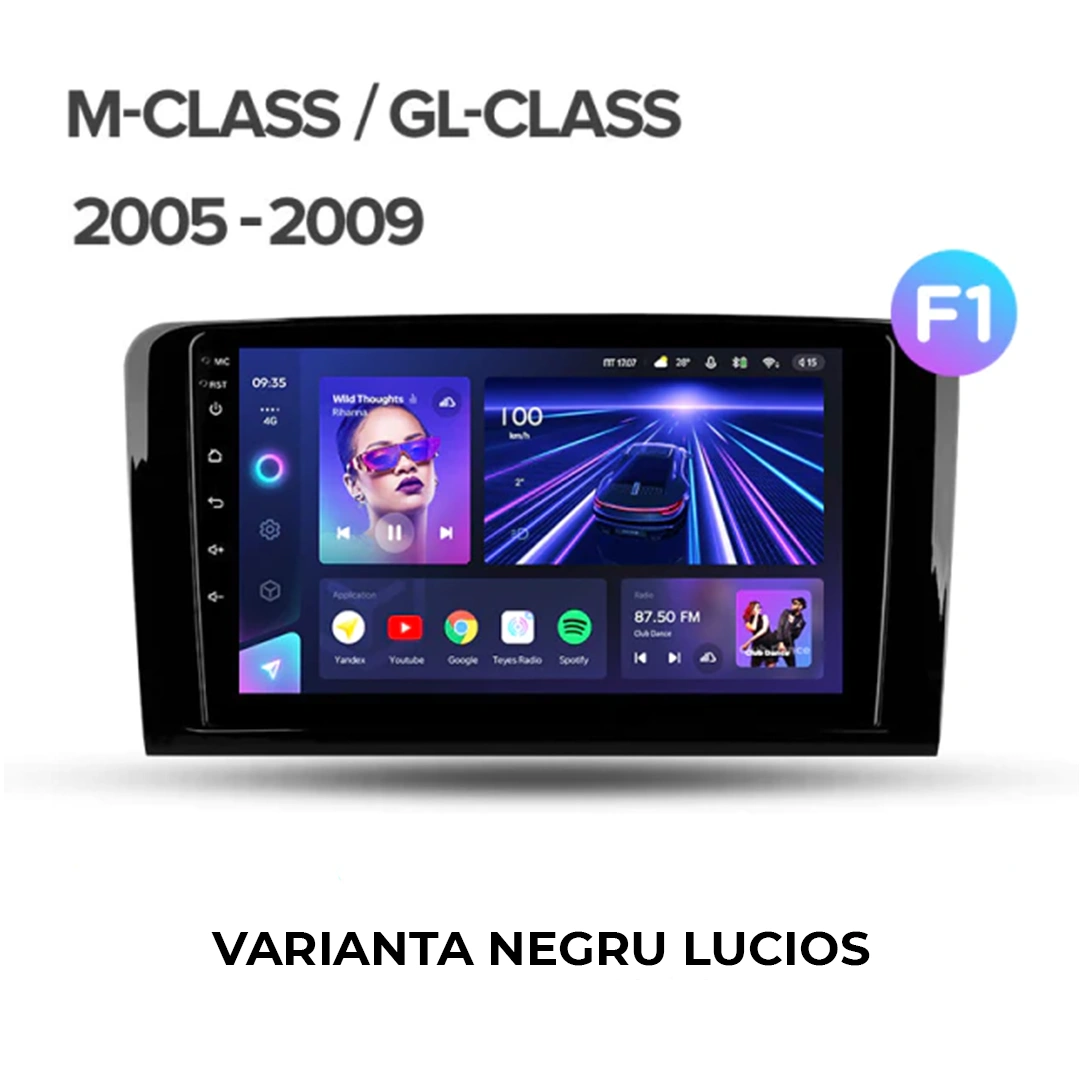 Navigatie Auto MOSS M2 Mercedes-Benz GL X164 2006-2009 4+64GB 9" IPS Octa-core 1.6Ghz, Android 4G Bluetooth 5.1 DSP [5]