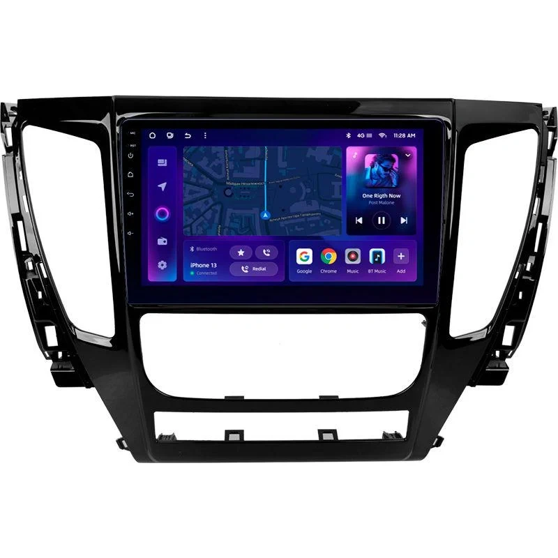 Navigatii Auto - Navigatie Auto MOSS M2 Mitsubishi Pajero Sport 3 2016-2018 4+64GB 9" IPS Octa-core 1.6Ghz, Android 4G Bluetooth 5.1 DSP