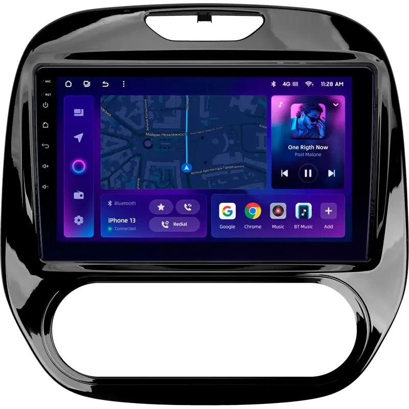 NAVIGATII RENAULT - Navigatie Auto MOSS M2 Renault Captur 2016-2019 4+64GB 9" IPS Octa-core 1.6Ghz, Android 4G Bluetooth 5.1 DSP