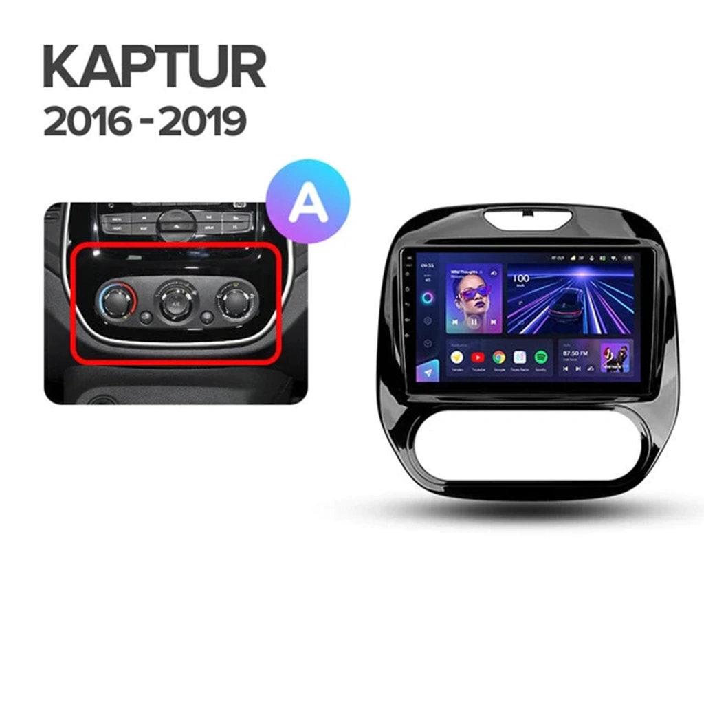Navigatie Auto MOSS M2 Renault Captur 2016-2019 4+64GB 9" IPS Octa-core 1.6Ghz, Android 4G Bluetooth 5.1 DSP [4]