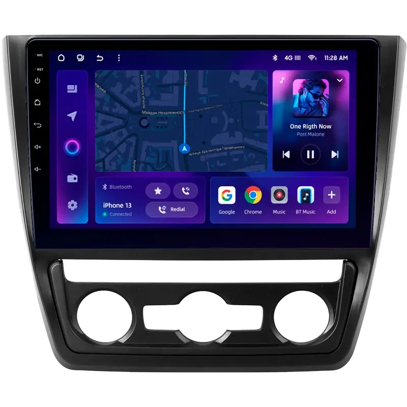 Navigatii Auto - Navigatie Auto MOSS M2 Skoda Yeti 2014-2017 4+64GB 10" IPS Octa-core 1.6Ghz, Android 4G Bluetooth 5.1 DSP