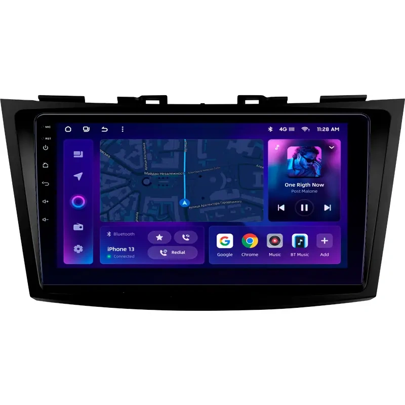 Navigatii Auto - Navigatie Auto MOSS M2 Suzuki Swift 4 2011-2017 4+32GB 9" IPS Octa-core 1.6Ghz, Android 4G Bluetooth 5.1 DSP