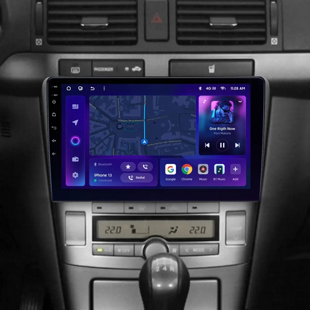 Navigatie Auto MOSS M2 Toyota Avensis 2 2003-2009 4+32GB 9" IPS Octa-core 1.6Ghz, Android 4G Bluetooth 5.1 DSP [1]