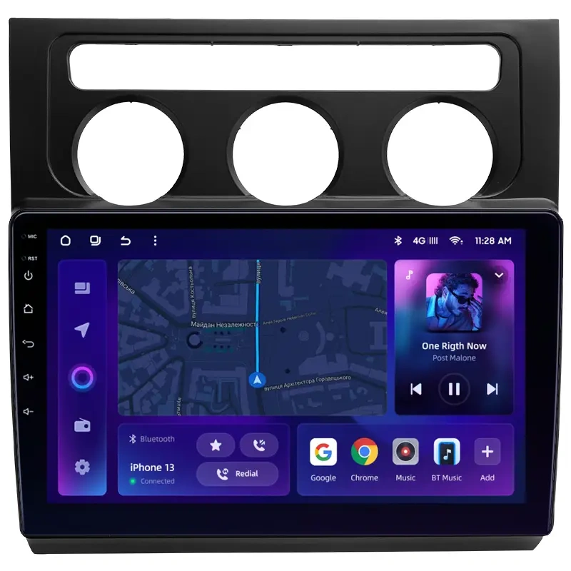Import - Navigatie Auto MOSS M2 Volkswagen Touran 1 2003-2010 4+64GB 10" IPS Octa-core 1.6Ghz, Android 4G Bluetooth 5.1 DSP