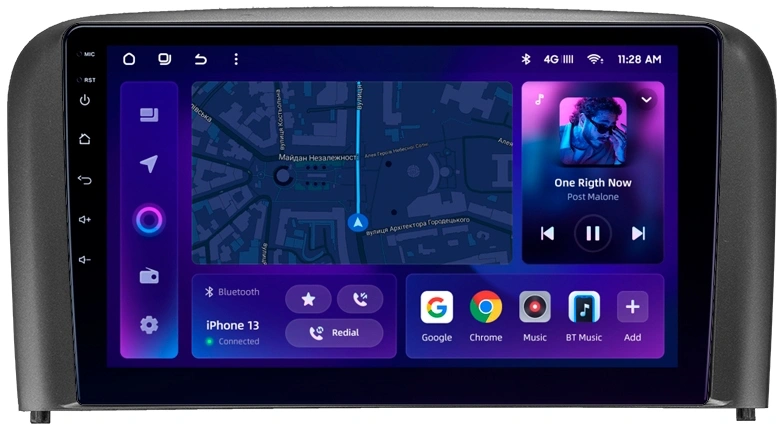 Navigatii Auto - Navigatie Auto MOSS M2 Volvo S80 1998-2006 4+32GB 9" IPS Octa-core 1.6Ghz, Android 4G Bluetooth 5.1 DSP