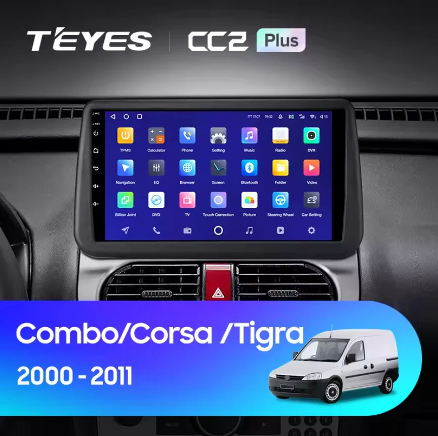 Navigatie Auto Teyes CC2 Plus Split Opel Corsa C 2000-2007 2+32GB 9" QLED Octa-core 1.8Ghz, Android 4G Bluetooth 5.1 DSP [1]