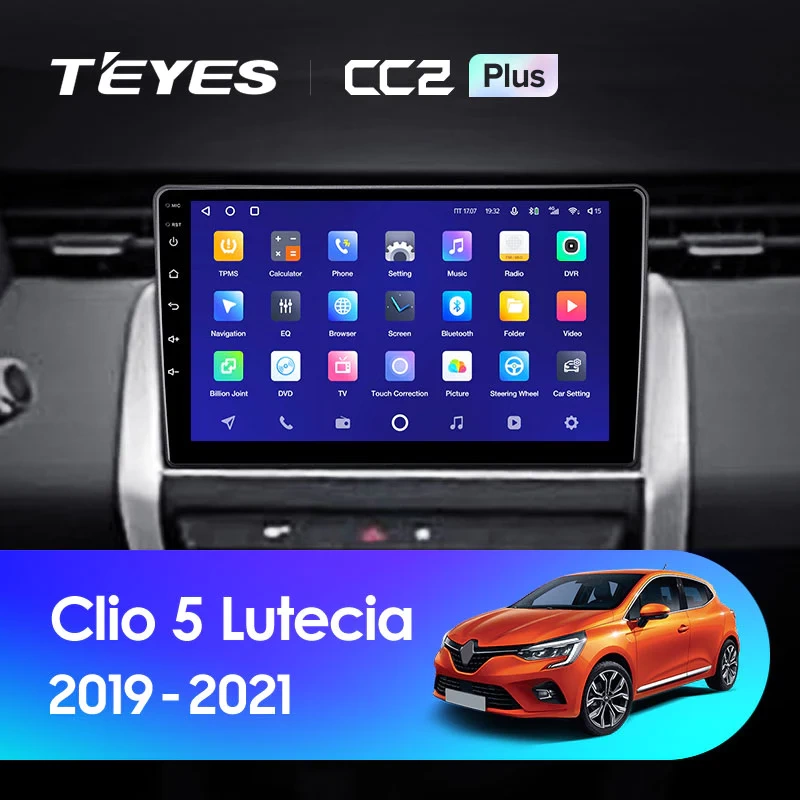 Navigatie Auto Teyes CC2 Plus Split Renault Clio 5 2019-2021 2+32GB 9" QLED Octa-core 1.8Ghz, Android 4G Bluetooth 5.1 DSP [1]