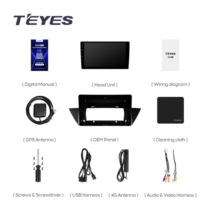 Navigatie Auto Teyes CC3 2K 360 BMW X1 E84 2010-2015 6+128GB 10.36" QLED Octa-core 2Ghz Android 4G Bluetooth 5.1 DSP [3]