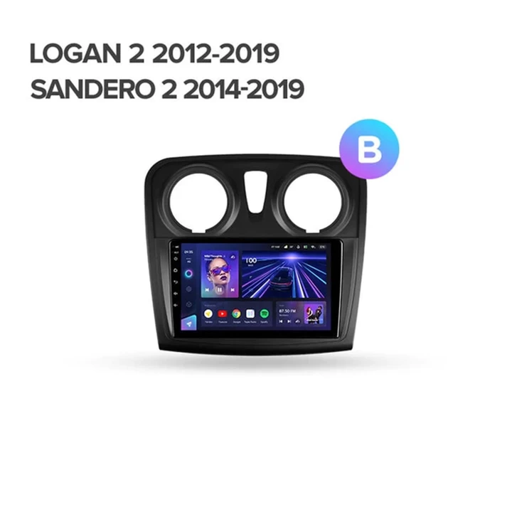 Navigatie Auto Teyes CC3 2K 360 Dacia Logan 2 2016-2020 6+128GB 9.5" QLED Octa-core 2Ghz Android 4G Bluetooth 5.1 DSP [2]