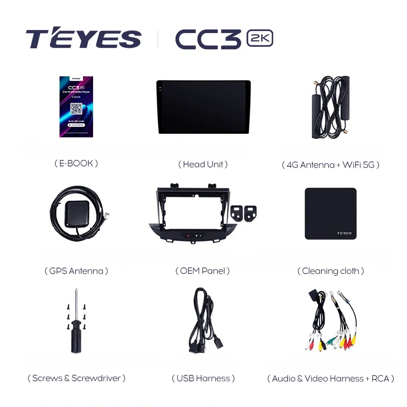 Navigatie Auto Teyes CC3 2K 360° Opel Astra K 2015-2022 6+128GB 9.5" QLED Octa-core 2Ghz, Android 4G Bluetooth 5.1 DSP [7]