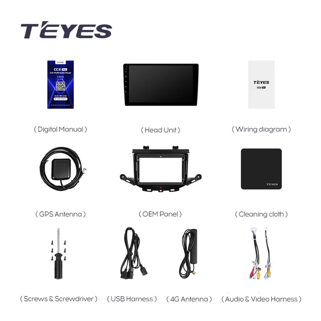 Navigatie Auto Teyes CC3 2K 360° Opel Astra K 2015-2022 6+128GB 9.5" QLED Octa-core 2Ghz, Android 4G Bluetooth 5.1 DSP [9]