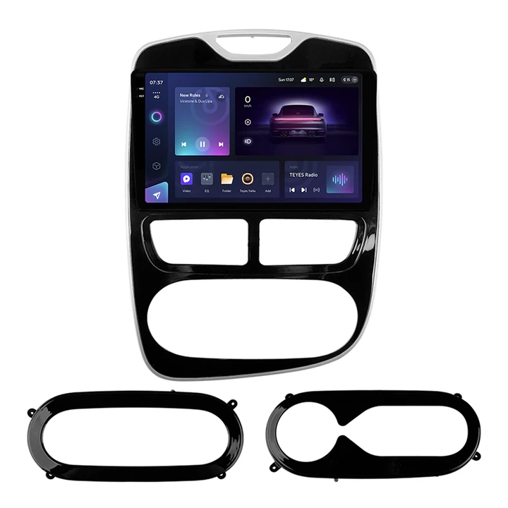 Navigatii Auto - Navigatie Auto Teyes CC3 2K 360° Renault Clio 4 2012-2015 6+128GB 10.36" QLED Octa-core 2Ghz, Android 4G Bluetooth 5.1 DSP