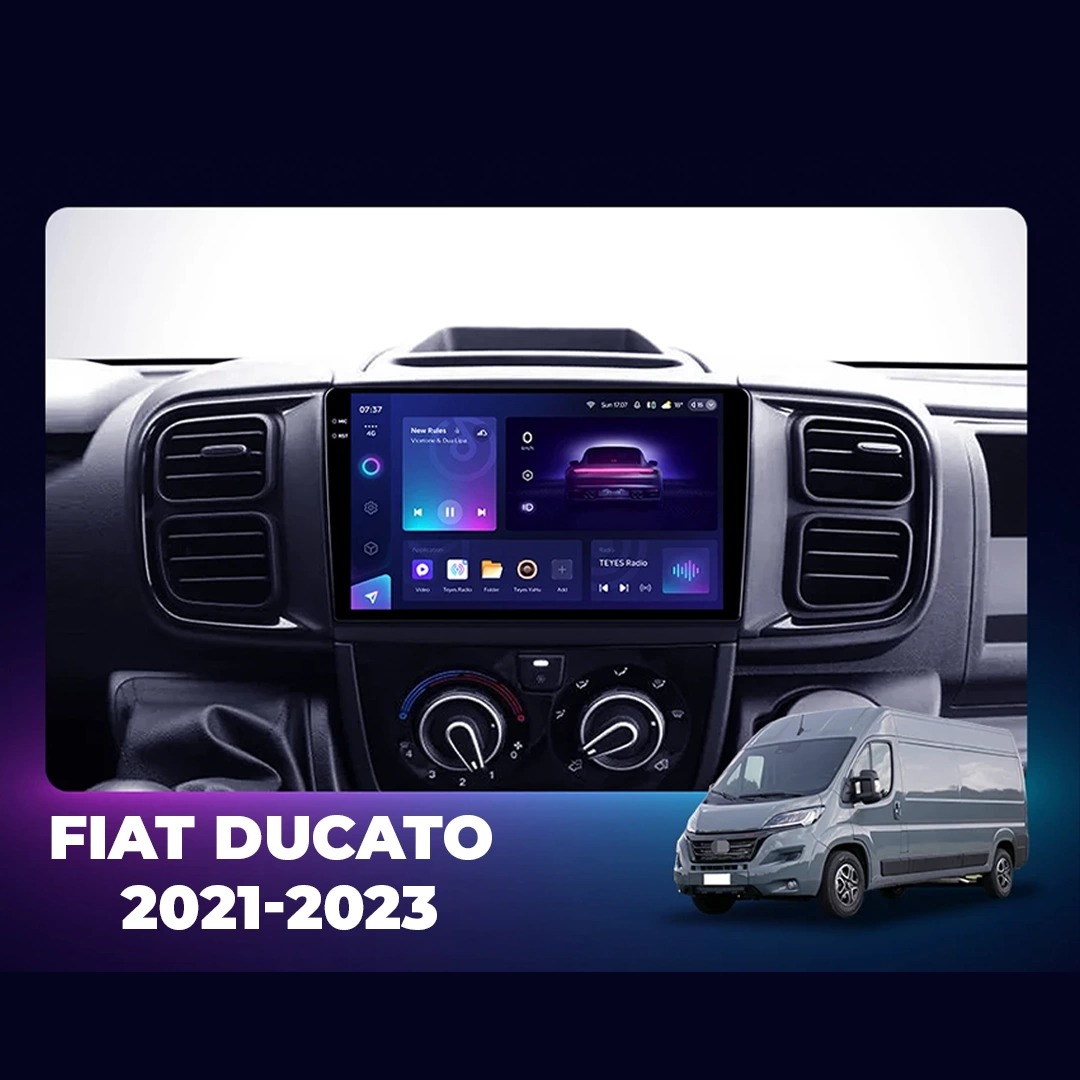 Navigatie Auto Teyes CC3 2K Fiat Ducato 2022-2023 4+64GB 9.5" QLED Octa-core 2Ghz, Android 4G Bluetooth 5.1 DSP [1]